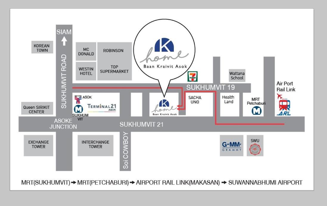 K Home Asok Bangkok Exterior foto